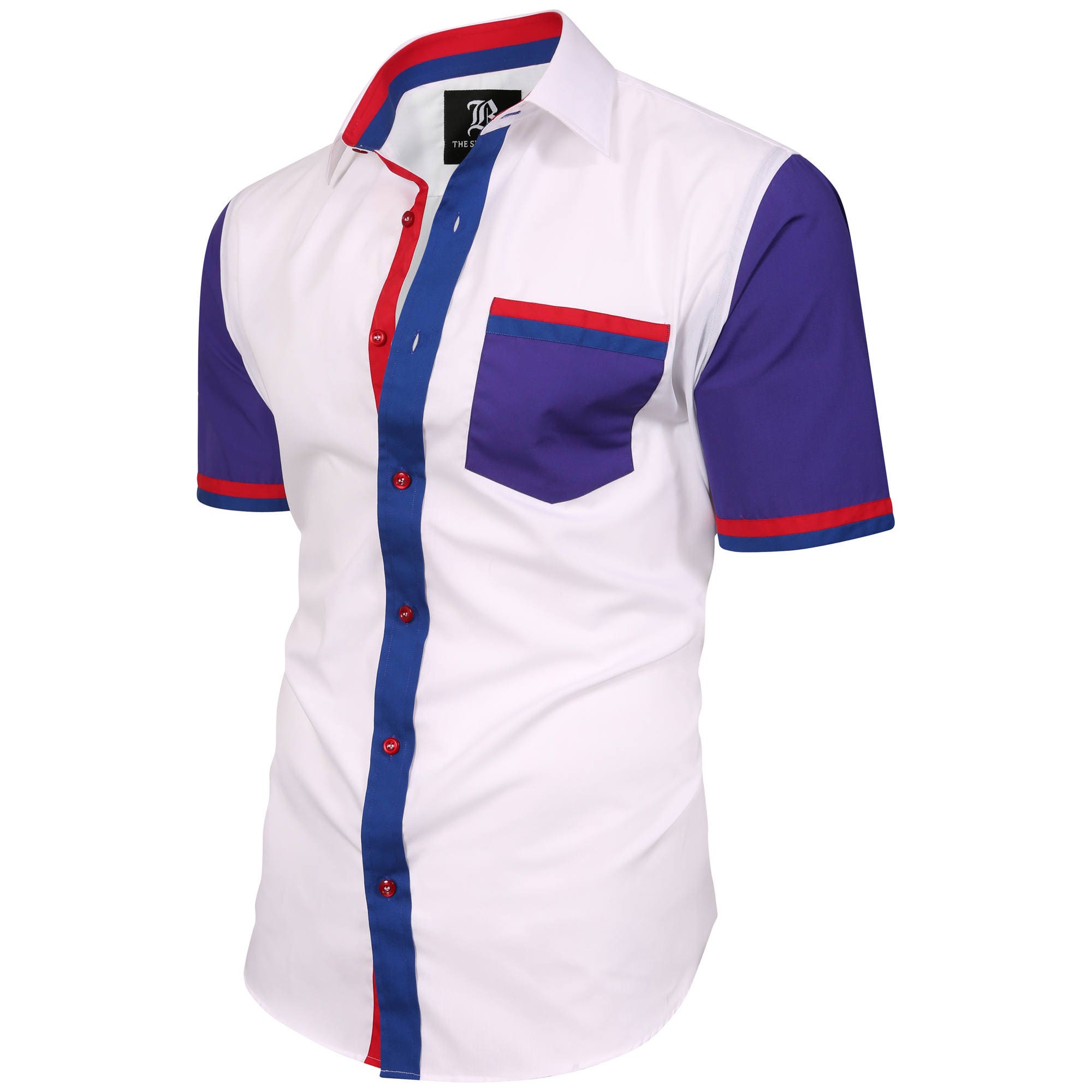 Men's Formal Shirt Men Italian Shirt Designer Great Quality Regular Fit Short Sleeve White 10157