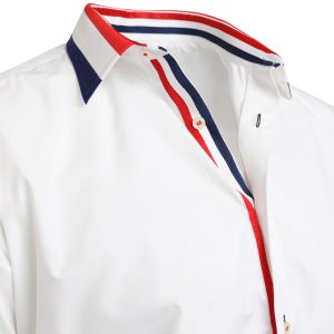 Men's Formal Shirt Men Italian Shirt Designer Great Quality Regular Fit White 10179