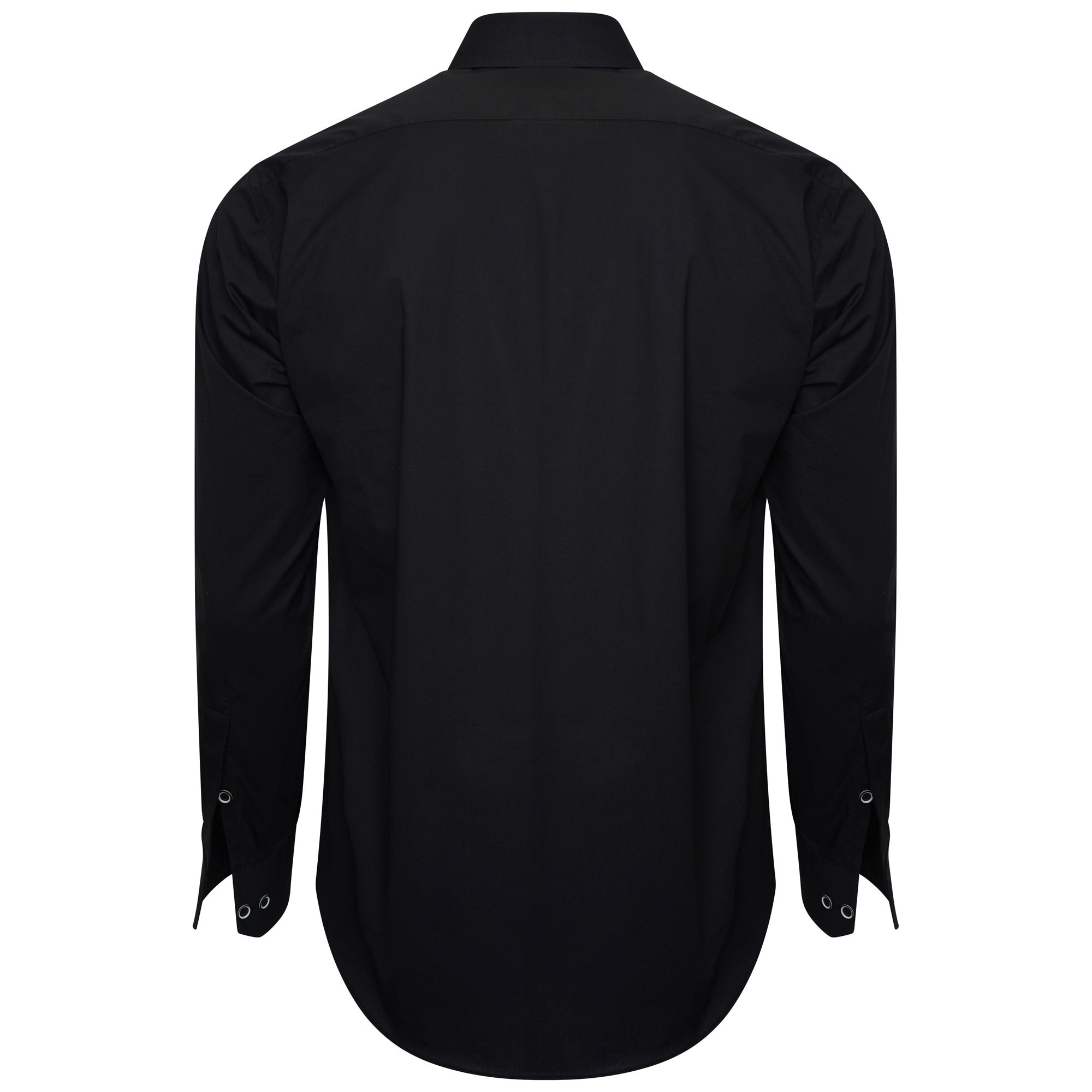 Men's Tuxedo Formal Shirt Men Italian Shirt Designer Great Quality Regular Fit Black 10184