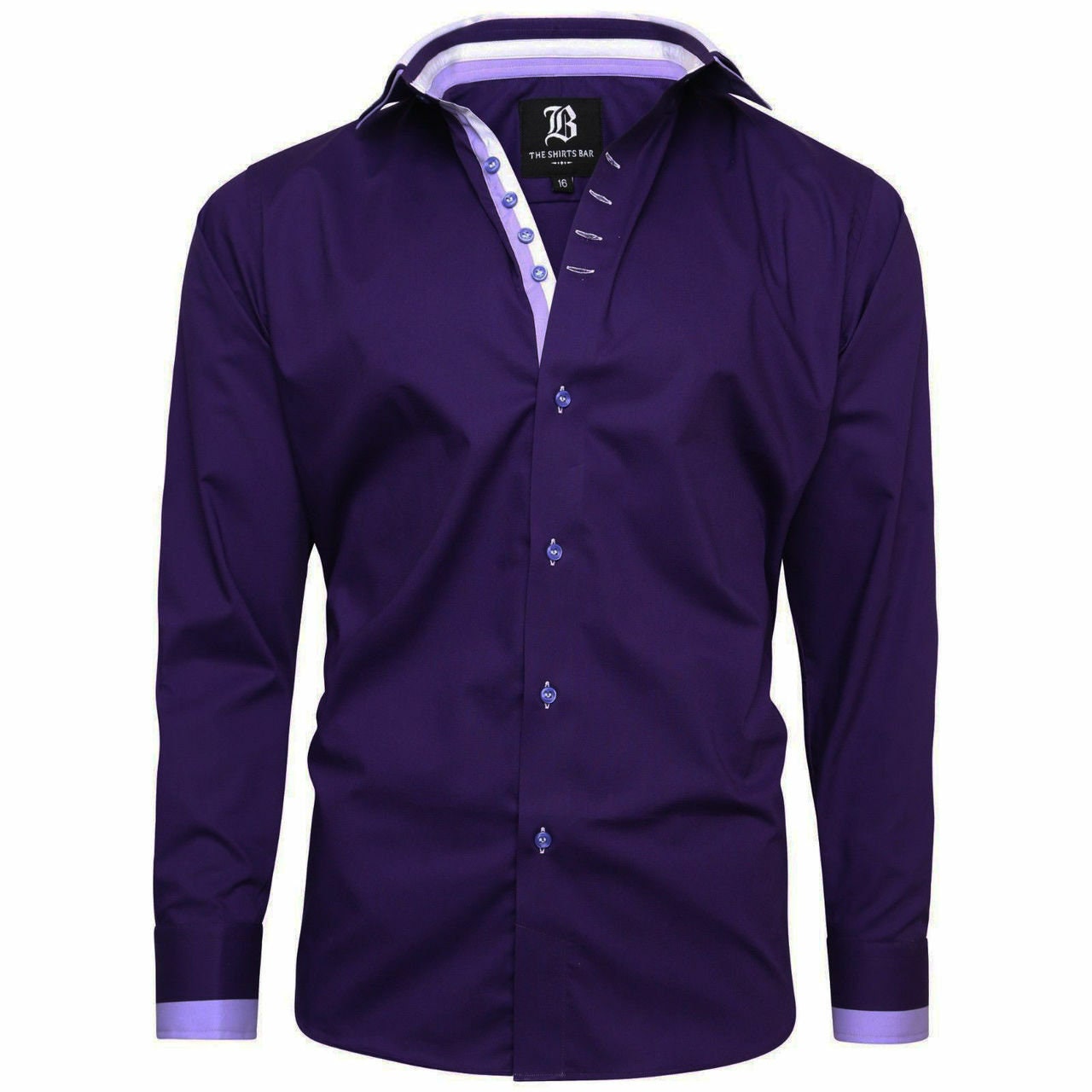 Men's Triple Collar Formal Shirt Men Italian Shirt Designer Great Quality Slim Fit