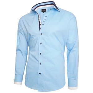 Men's Triple Collar Formal Shirt Men Italian Shirt Designer Great Quality Regular Fit
