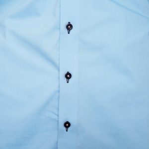 Men's Triple Collar Formal Shirt Men Italian Shirt Designer Great Quality Regular Fit Blue 20010r