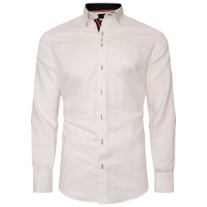 Men's Linen Blend Shirt Designer Great Quality Slim Fit Blue White Brown