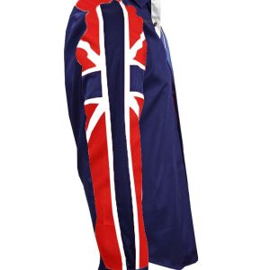 Men's Union Jack Formal Shirt Men Italian Shirt Designer Great Quality Slim Fit Navy 10148
