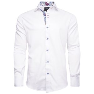Men's Formal Shirt Men Italian Shirt Designer Great Quality Regular Fit White