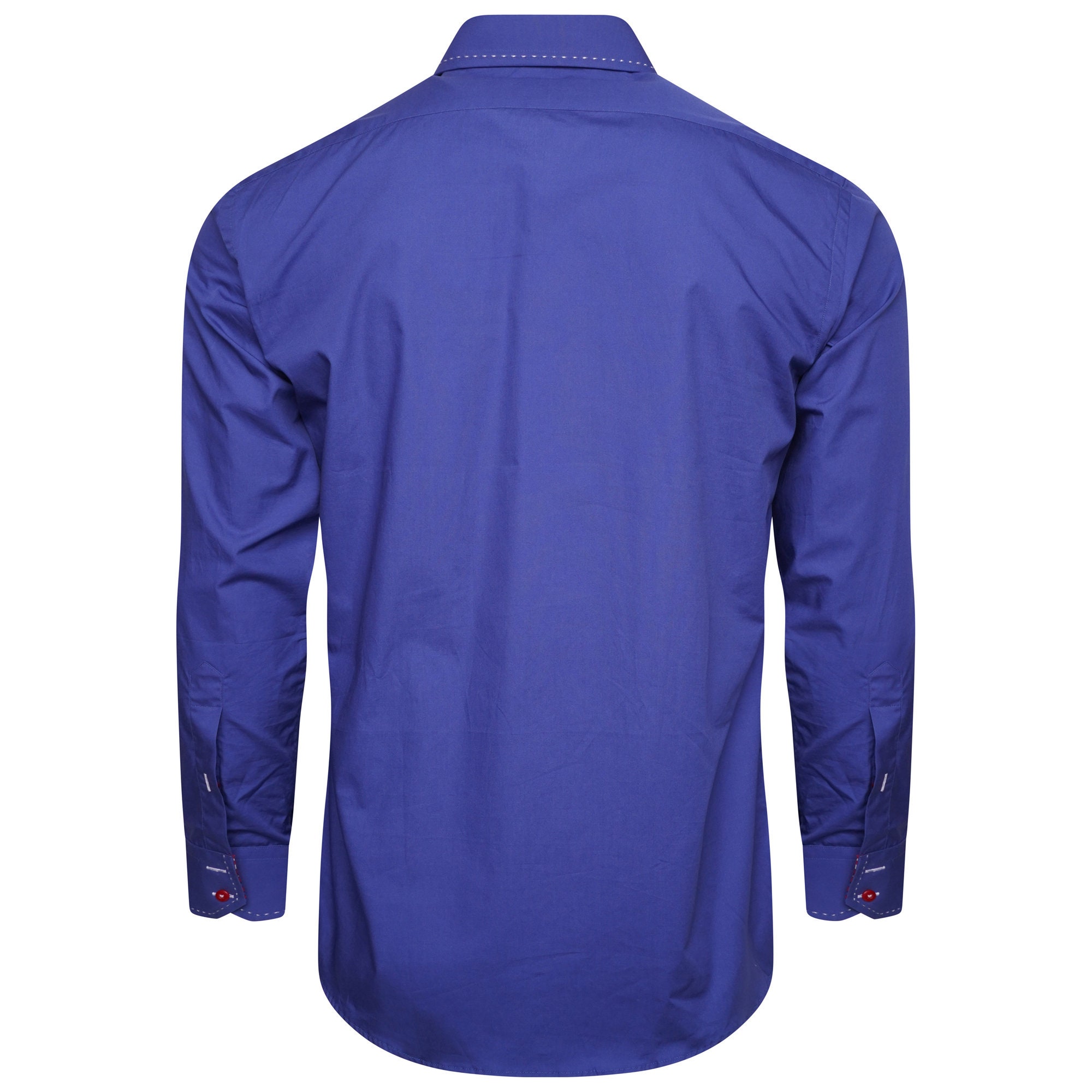 Men's Formal Shirt Men Italian Shirt Designer Great Quality Slim Fit Blue