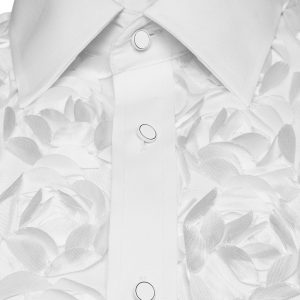 Men's Formal Shirt Men Designer Great Quality Regular Fit Party Wedding Night Ceremony White