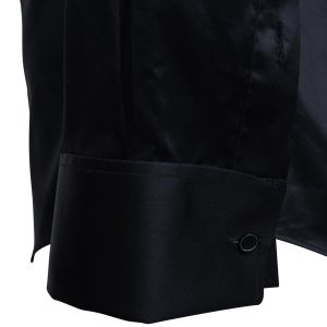 Men's Formal Shirt Men Designer Great Quality Regular Fit Sequin Party Wedding Night Ceremony Black