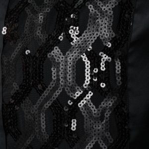 Men's Black Formal Shirt Men Designer Great Quality Regular Fit Sequin Party Wedding Night Ceremony