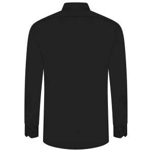 Men's Black Formal Shirt Men Designer Great Quality Slim Fit Sheer Mesh Party Wedding Night Ceremony