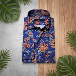 Men's Formal Shirt Men Italian Shirt Designer Great Quality Regular Fit Printed Paisley