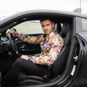 Men's Formal Shirt Men Italian Shirt Designer Great Quality Regular Fit Printed