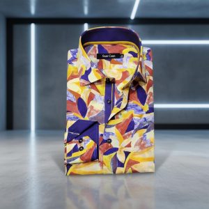 Men's Formal Shirt Men Italian Shirt Designer Great Quality Regular Fit Printed