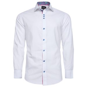 Men's Formal Shirt Men Italian Shirt Designer Great Quality Slim Fit White