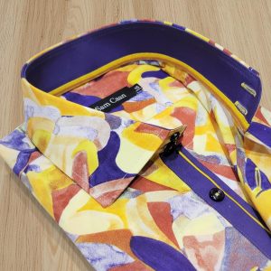 Men's Formal Shirt Men Italian Shirt Designer Great Quality Regular Fit Printed